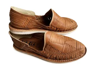 Mexican mens huarache sandal Tenoch Cinnamon