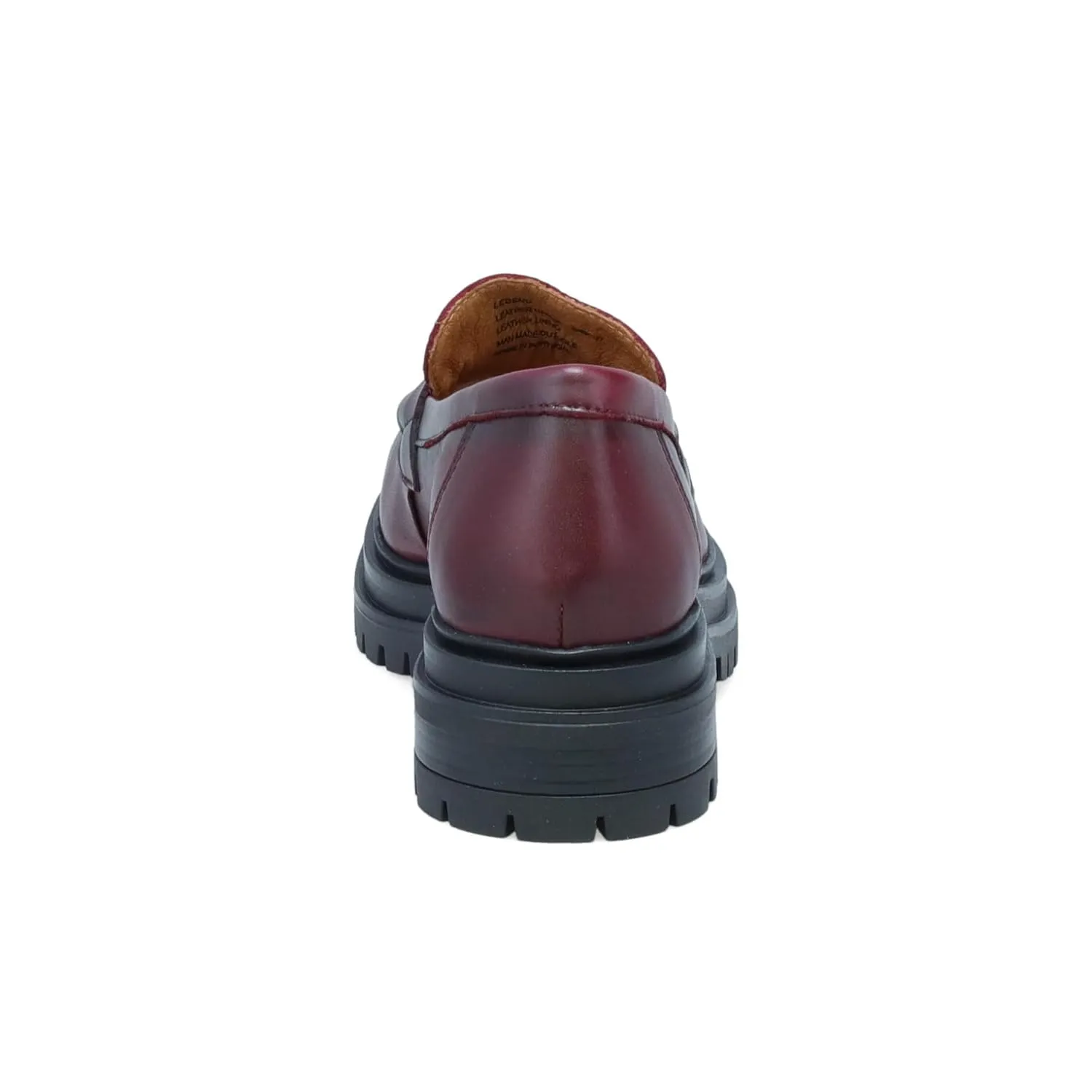 Miz Mooz Legend Women's Chunky Loafer Bordeaux