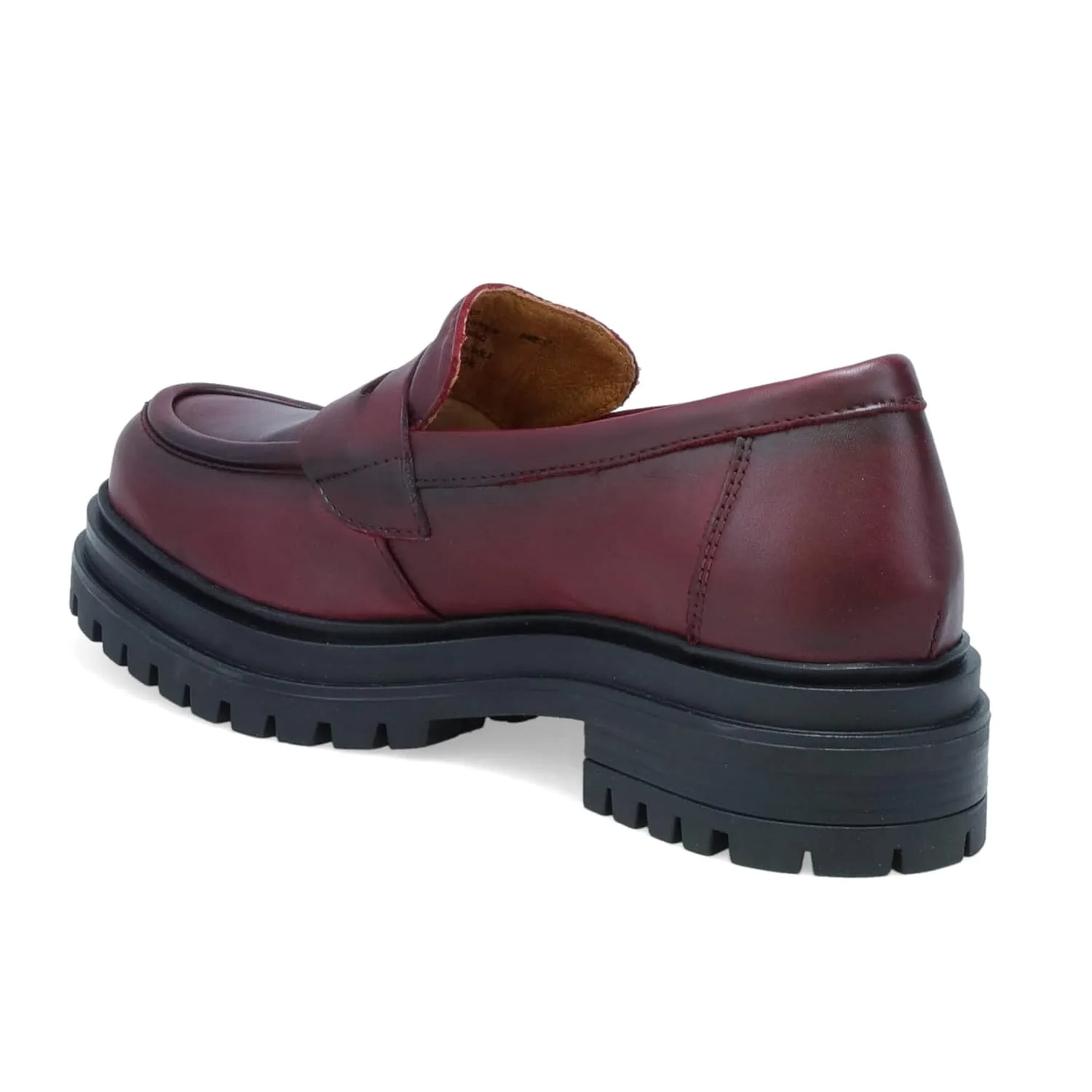 Miz Mooz Legend Women's Chunky Loafer Bordeaux