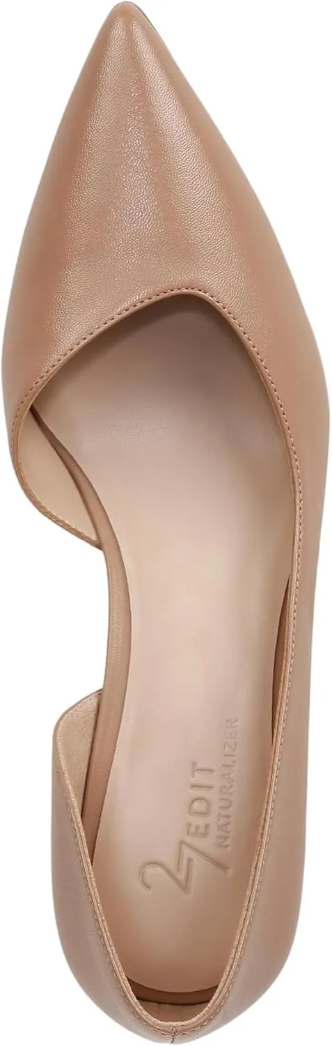 Naturalizer Women's Faith Pumps, Taupe Leather, 7.5