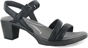 New Naot Women's Bounty Sandal Black Leather 40