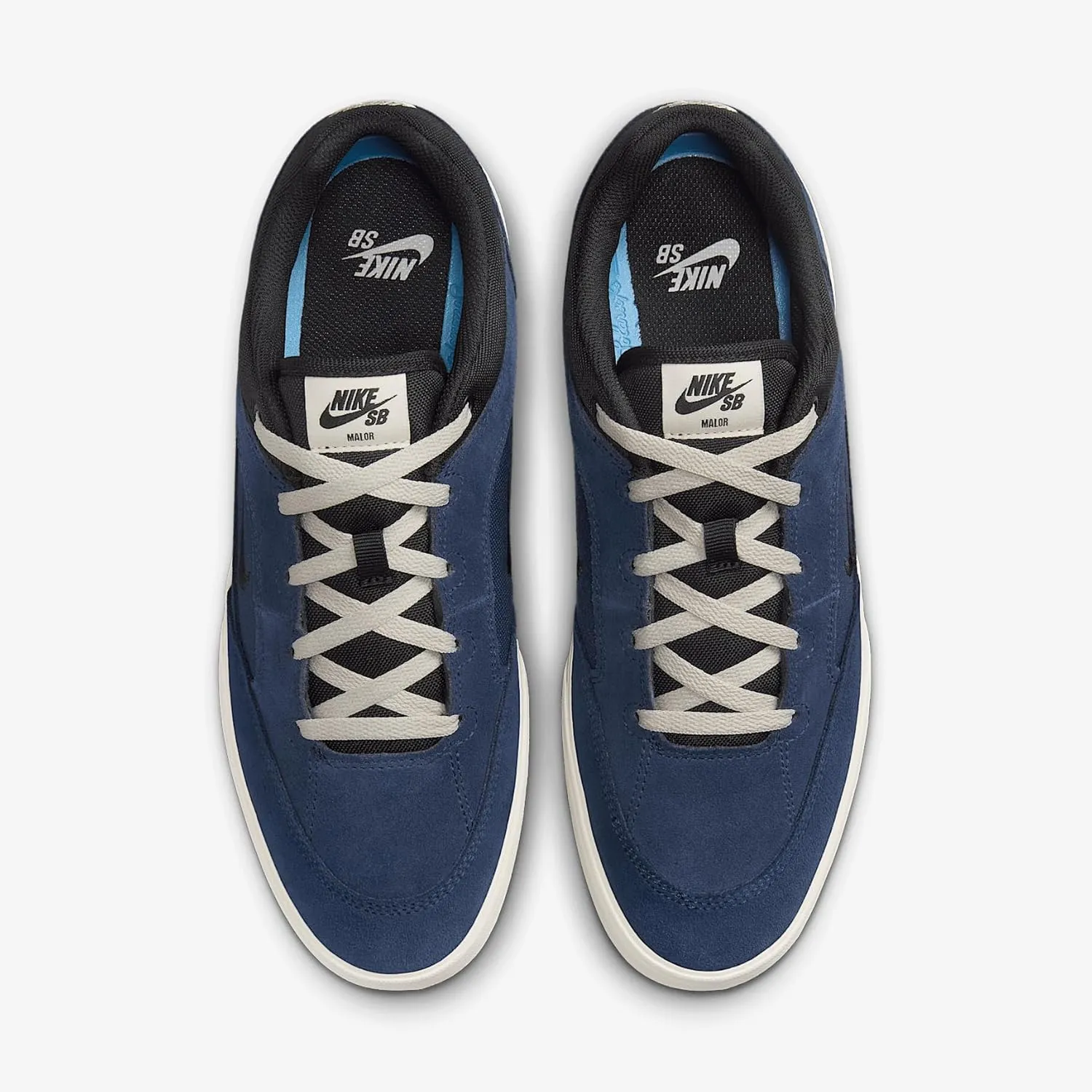 Nike SB Malor Men's Shoes (FV6064-401, Midnight Navy/Black/Light Orewood Brown/Black)