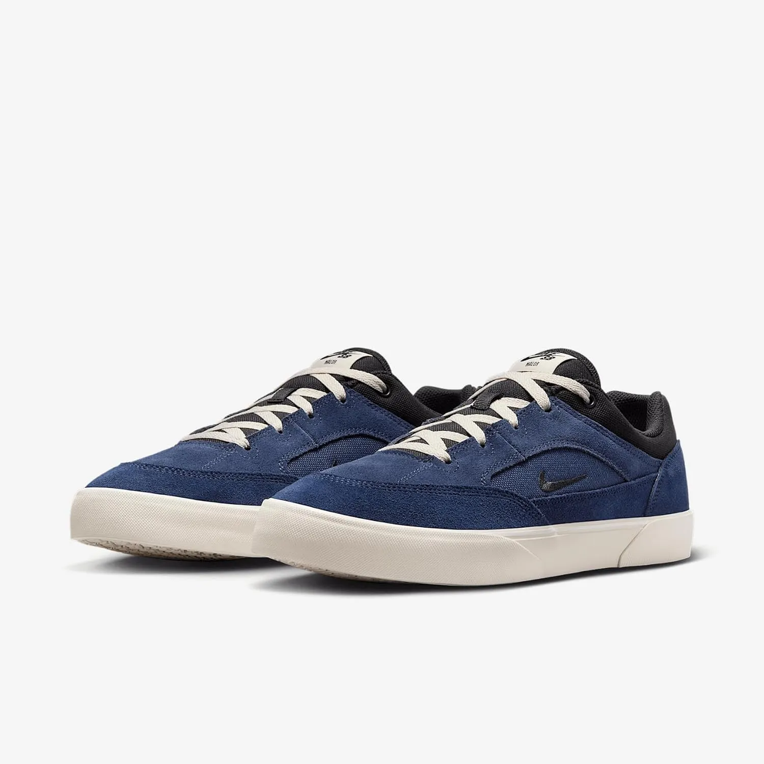 Nike SB Malor Men's Shoes (FV6064-401, Midnight Navy/Black/Light Orewood Brown/Black)