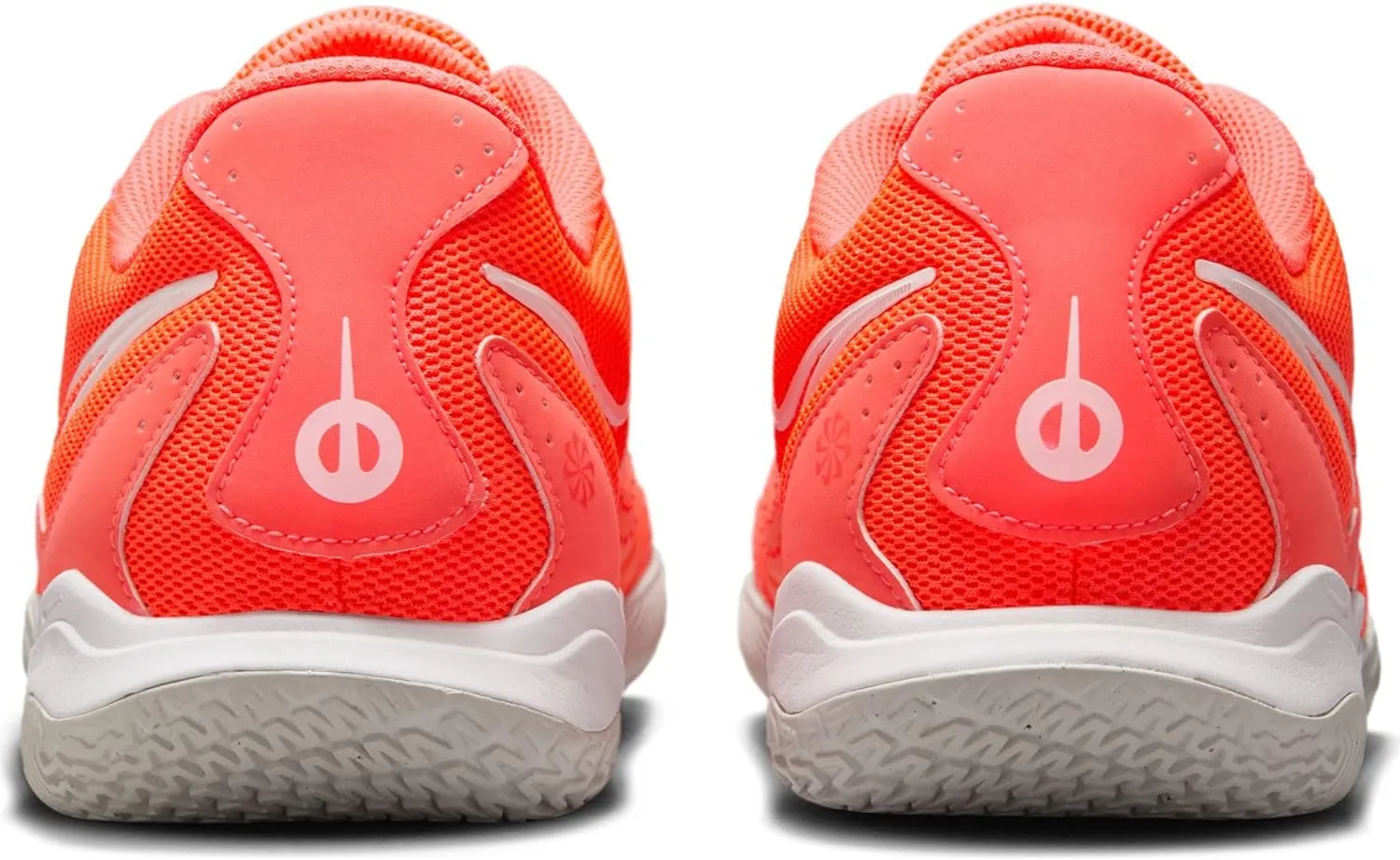 Nike Tiempo Legend 10 Academy Indoor/Court Low-Top Soccer Shoes (DV4341-800, Hot Lava/White)