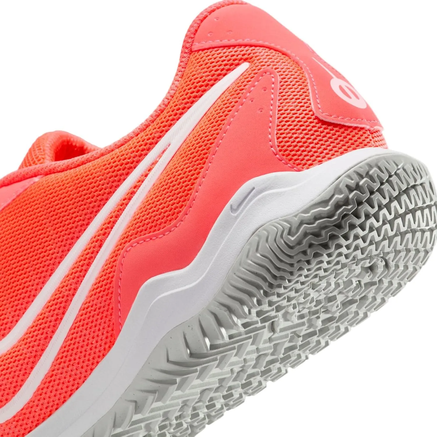 Nike Tiempo Legend 10 Academy Indoor/Court Low-Top Soccer Shoes (DV4341-800, Hot Lava/White)