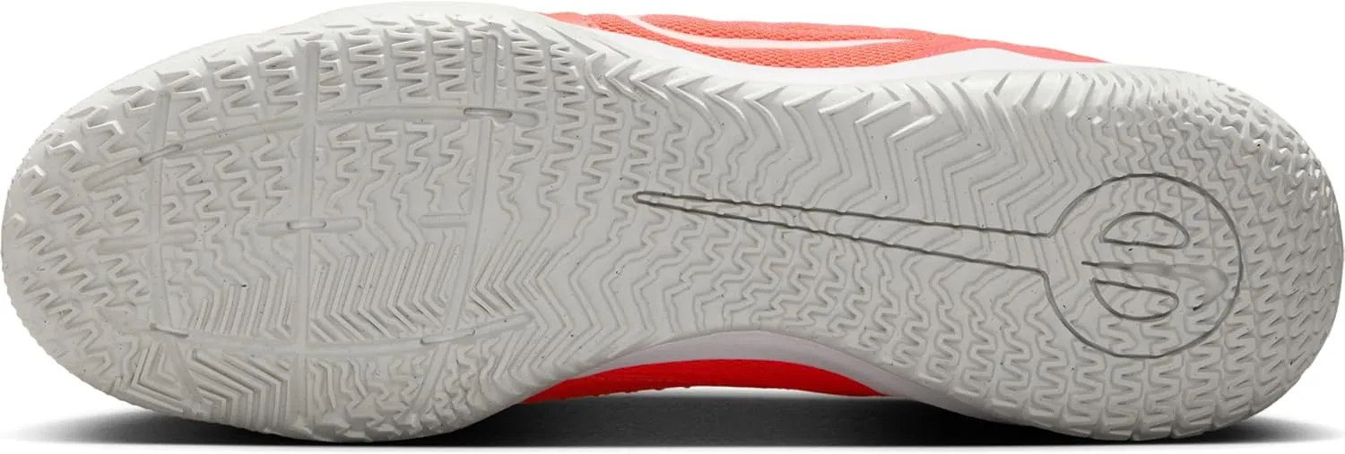 Nike Tiempo Legend 10 Academy Indoor/Court Low-Top Soccer Shoes (DV4341-800, Hot Lava/White)