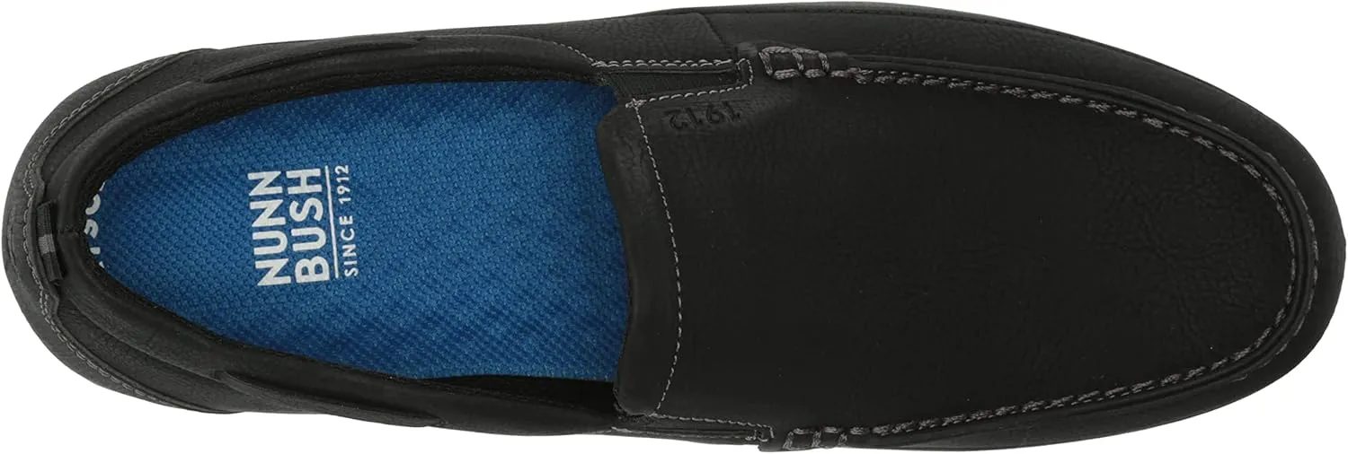 Nunn Bush Men's Santo Moccasin Toe Venetian Slip on Comfortable Loafer Shoe