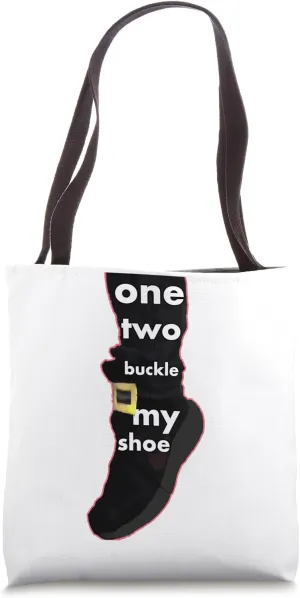 one two buckle my shoe Tote Bag