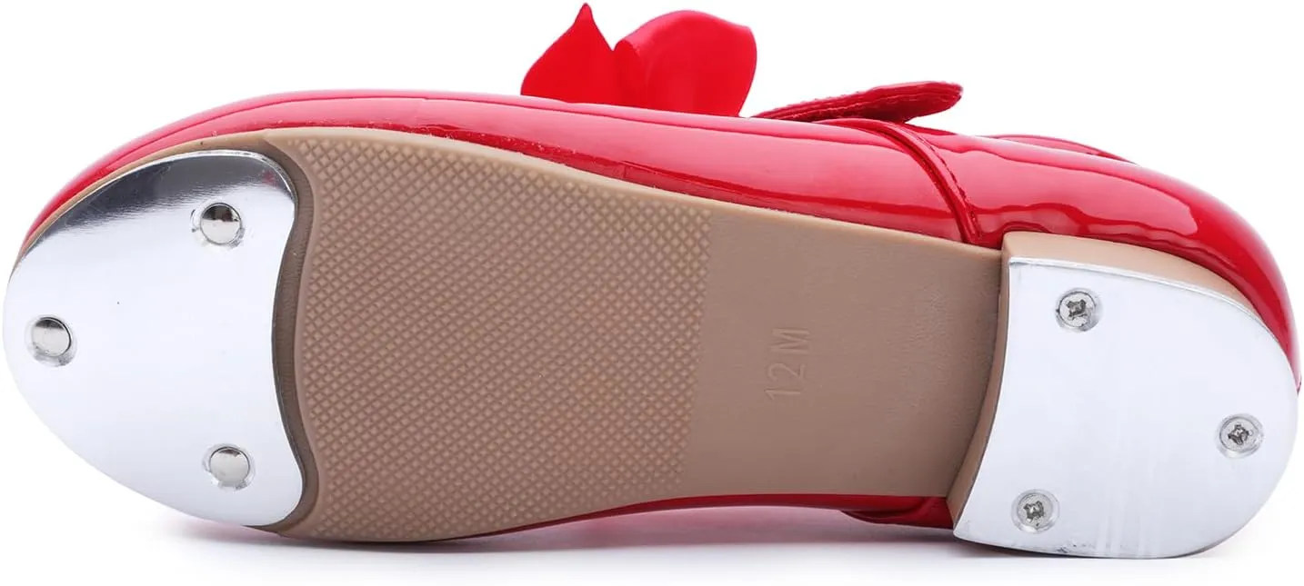 Patent Leather Tap Shoes Dance for Girls