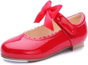 Patent Leather Tap Shoes Dance for Girls