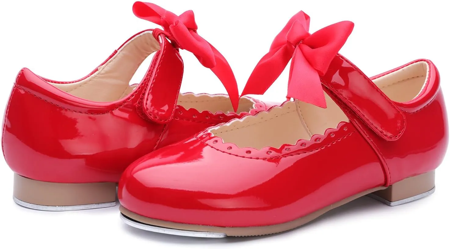 Patent Leather Tap Shoes Dance for Girls