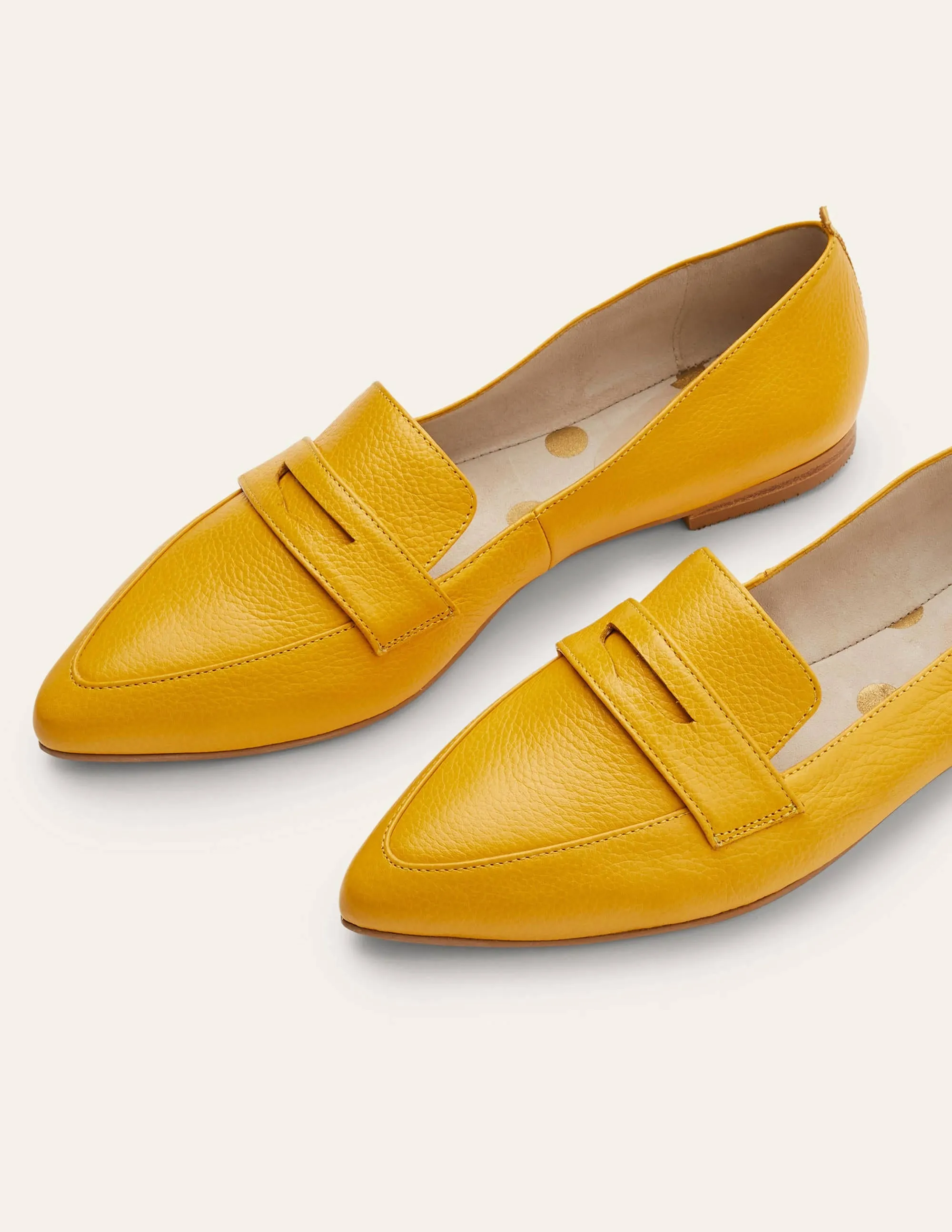 Pennyloafer mit flexibler Sohle-Honiggold