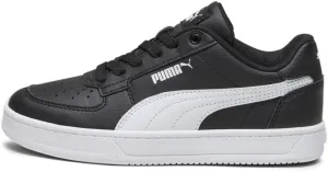 PUMA Caven Sneaker, Black White, 4.5 US Unisex Big Kid