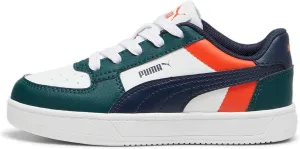 PUMA Caven Sneaker, Dark Myrtle-Club Navy White, 13 US Unisex Little Kid