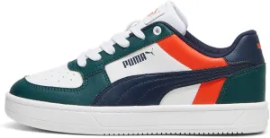 PUMA Caven Sneaker, Dark Myrtle-Club Navy White, 4.5 US Unisex Big Kid
