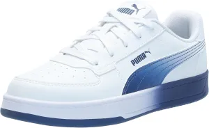 PUMA Caven Sneaker, White-Blazing Blue, 3 US Unisex Little Kid