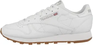Reebok LUX60 Men's Classic Leather Sneakers, Footwear White/Pure Grey/Reebok Rubber Gum (GY0956), 25.0 cm