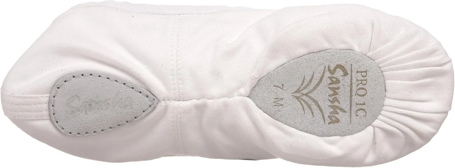 SANSHA Women's Pro 1 Canvas Ballet Slipper
