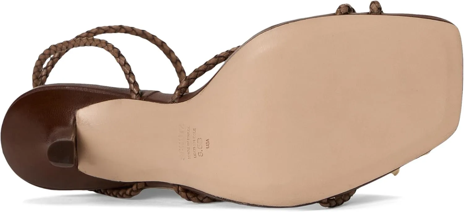 SCHUTZ Women's Kaya Straw Heeled Sandals