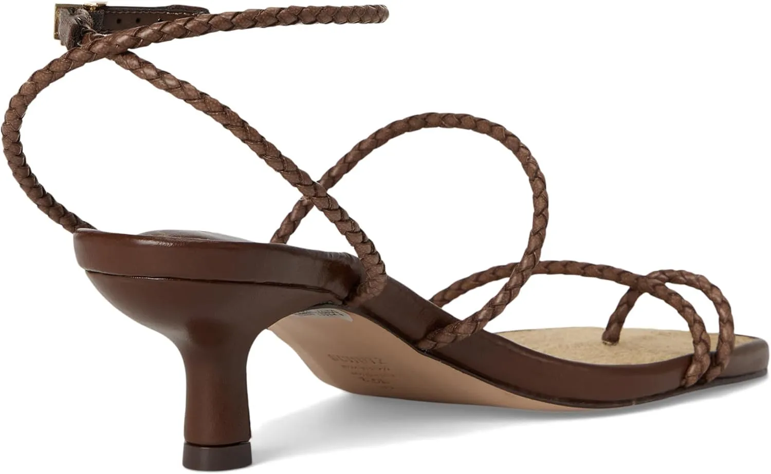 SCHUTZ Women's Kaya Straw Mid Sandal