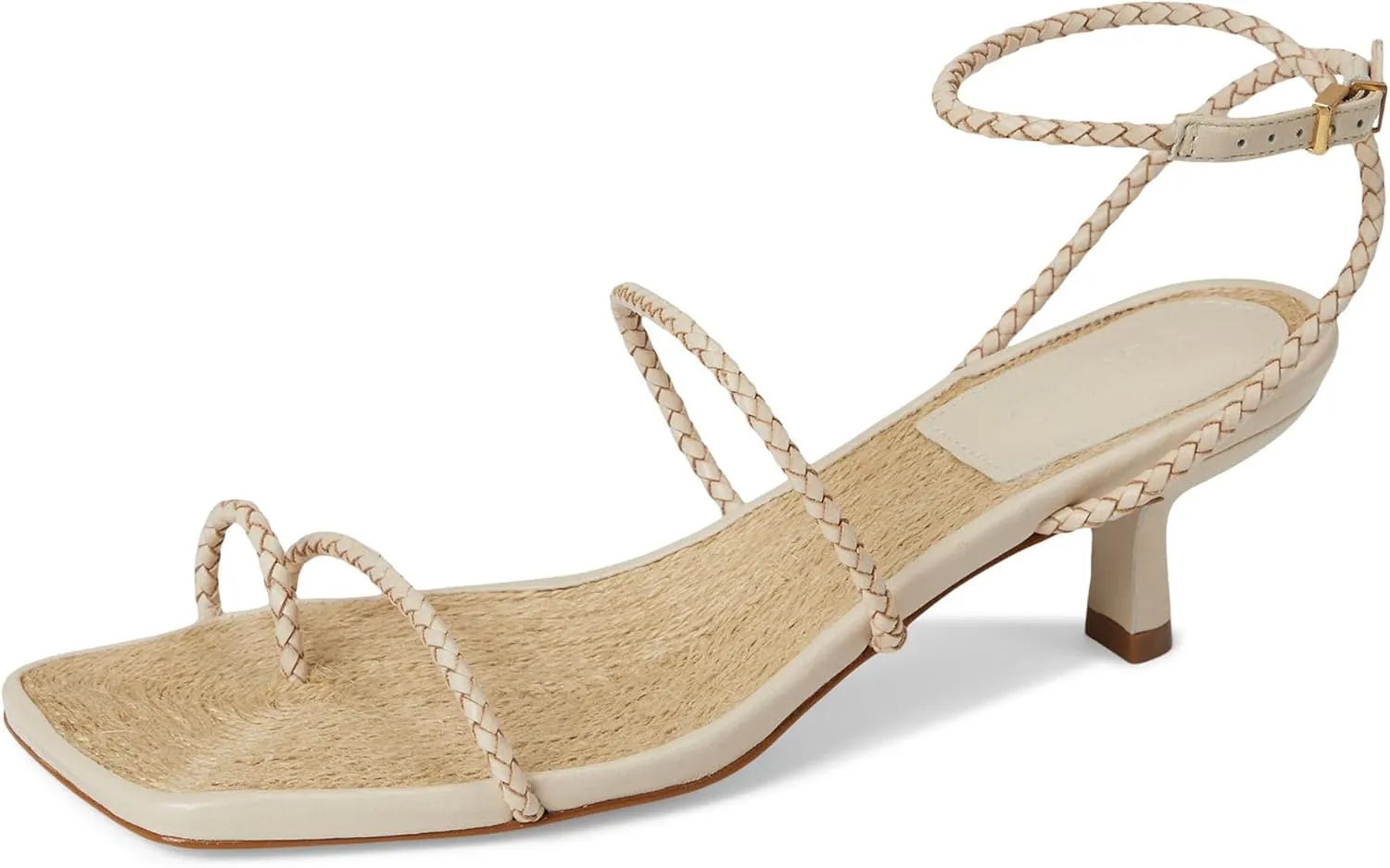 SCHUTZ Women's Kaya Straw Mid Sandal