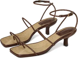 SCHUTZ Women's Kaya Straw Mid Sandal