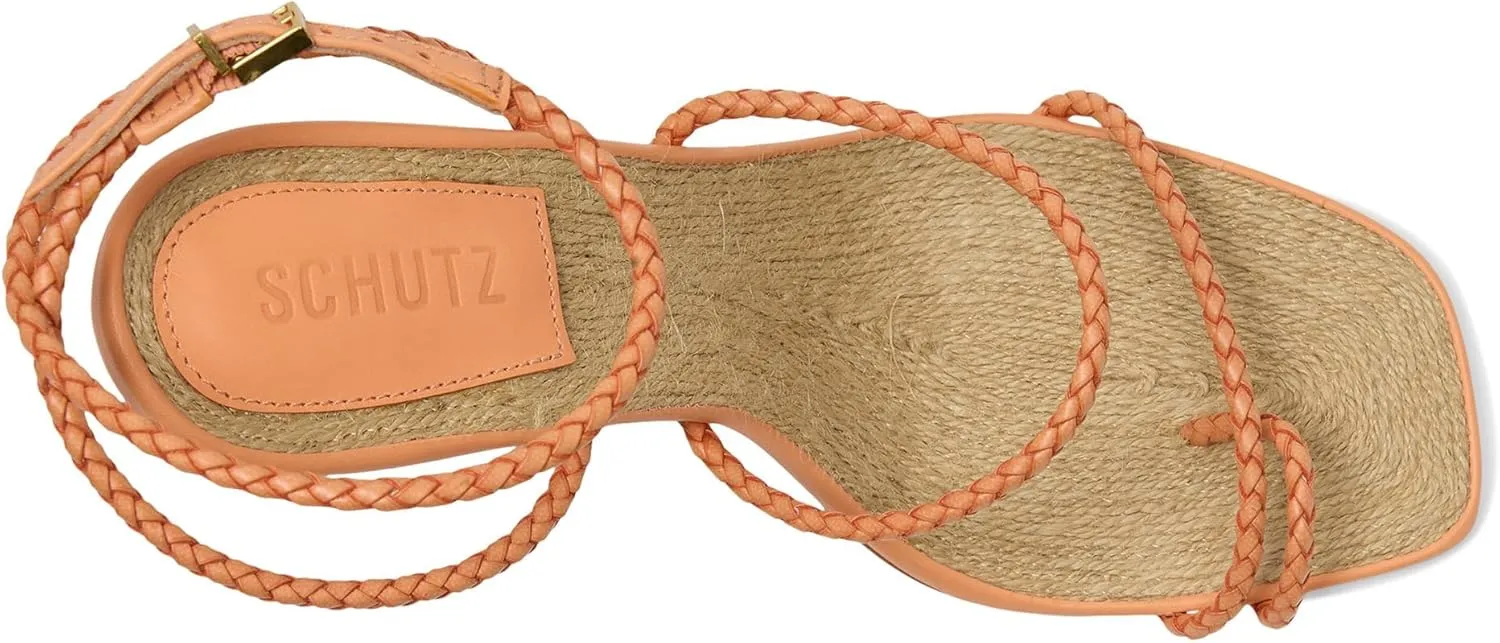 SCHUTZ Women's Kaya Straw Sandal