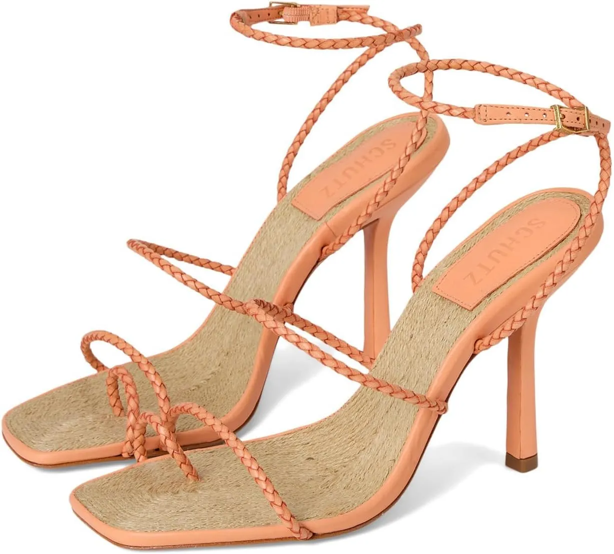 SCHUTZ Women's Kaya Straw Sandal