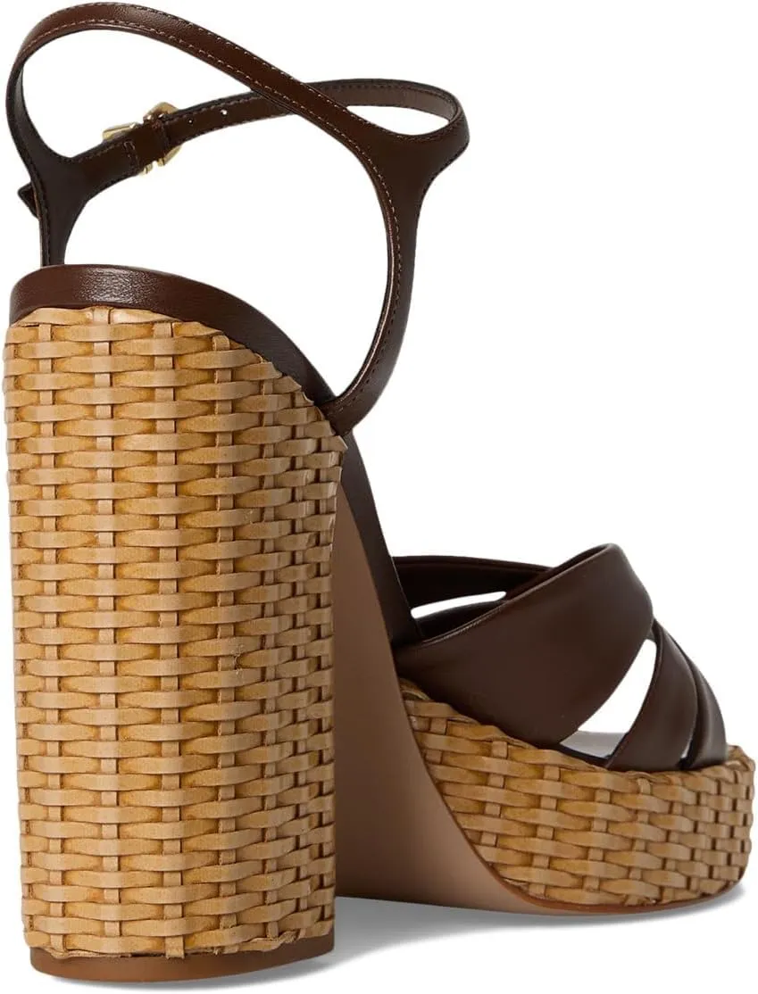 SCHUTZ Women's Keefa Straw Sandal
