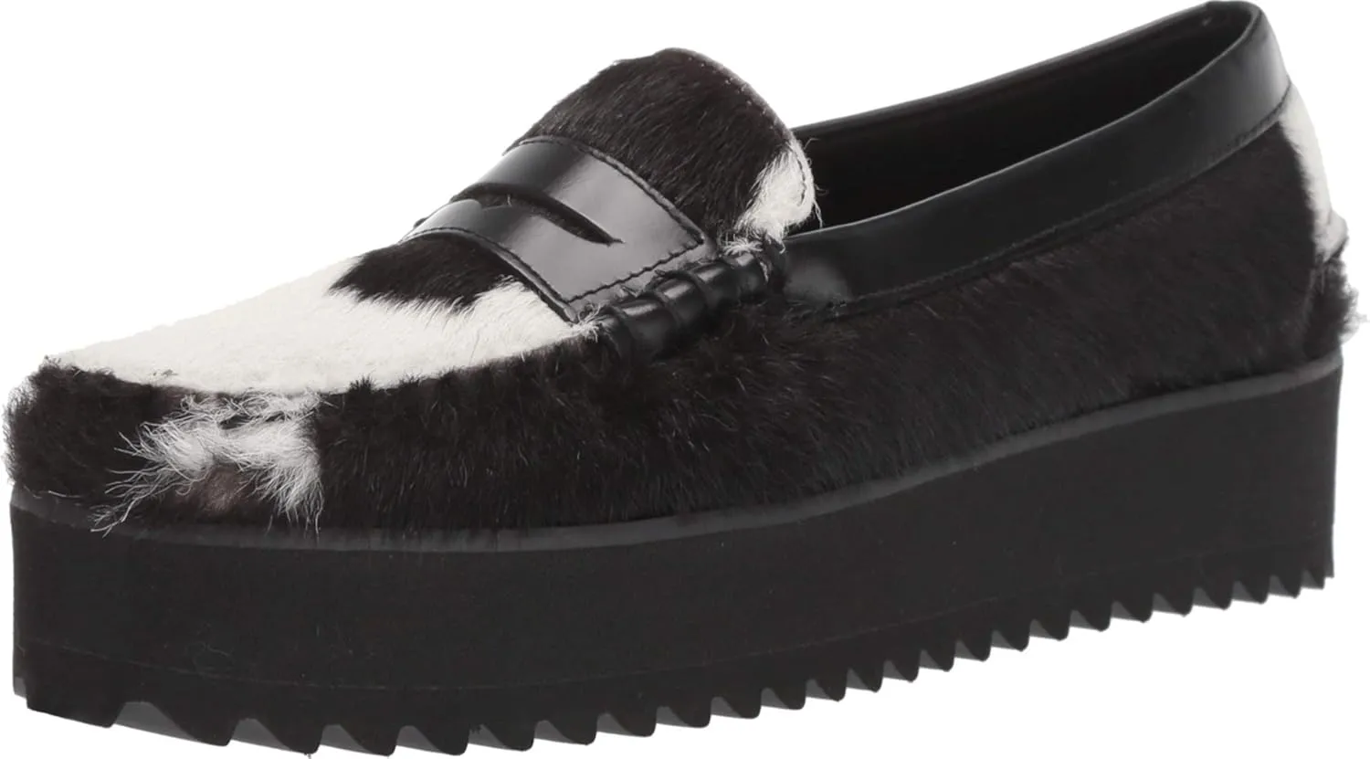Sebago Dan Wedge Black/White 6 M