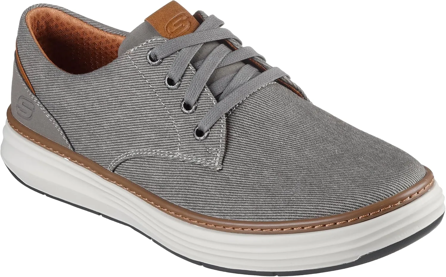 Skechers Men's Moreno Canvas Oxford Shoe, xx