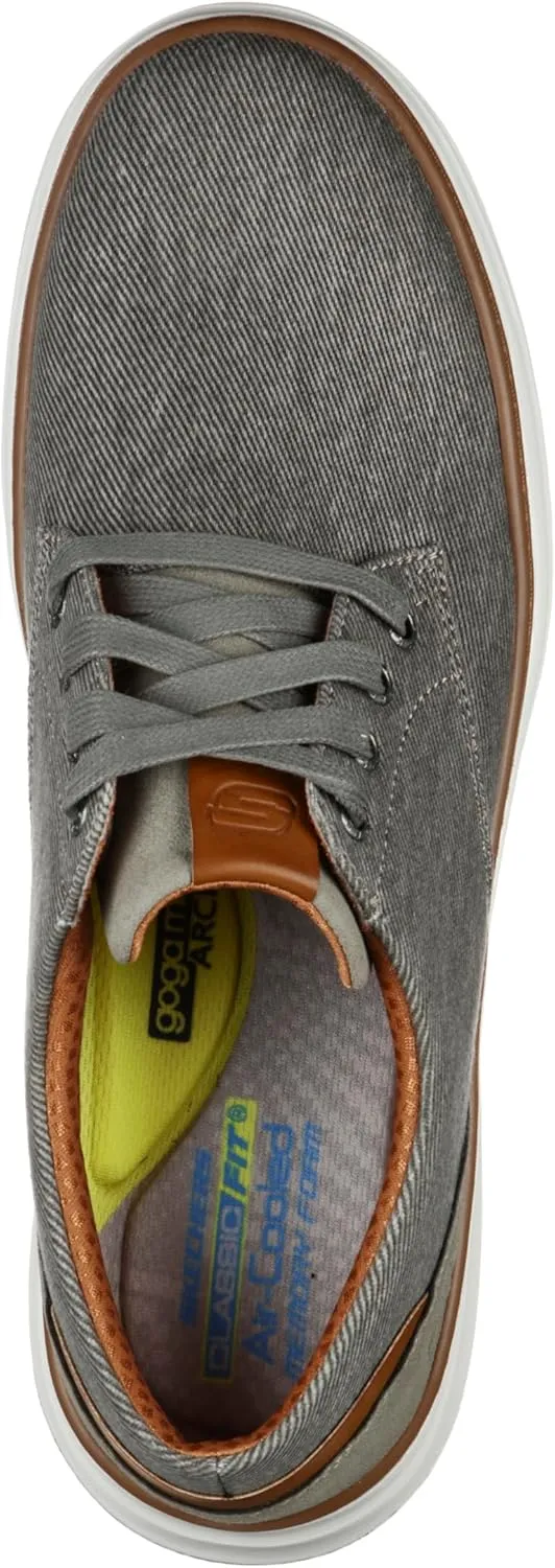Skechers Men's Moreno Canvas Oxford Shoe, xx