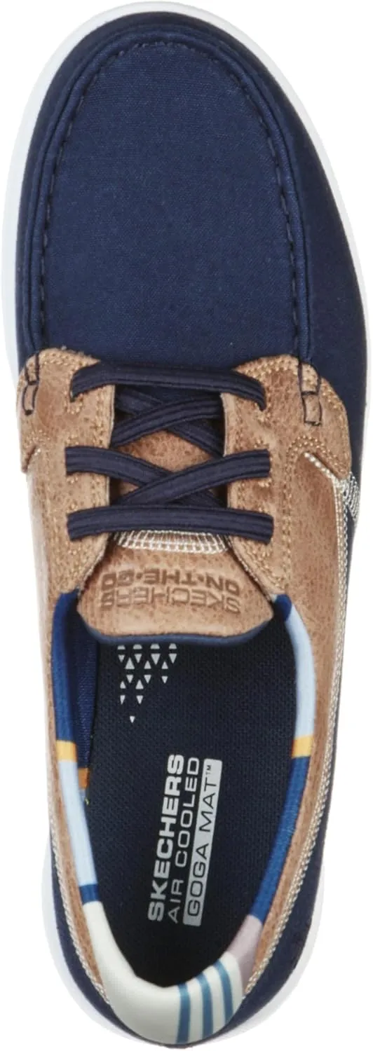 Skechers Women's Go Walk Lite Textile Boat Shoe