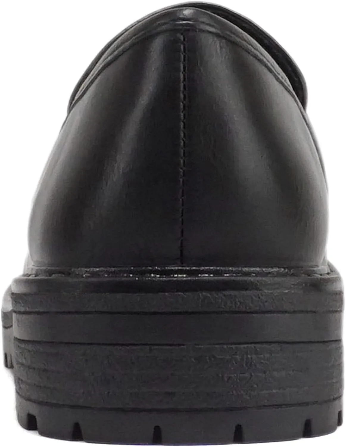 Soda “Raya-2” ~ Little Kids/Children/Girls Round Toe Stitch Detail Lug Sole Low Heel Penny Loafer Shoe