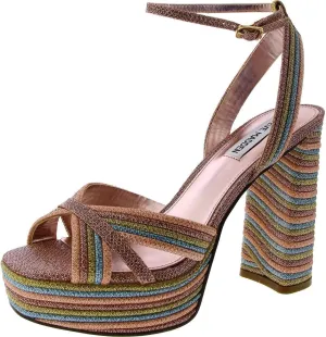 Steve Madden Women's Laurel Heeled Sandal RAINBOW, 10