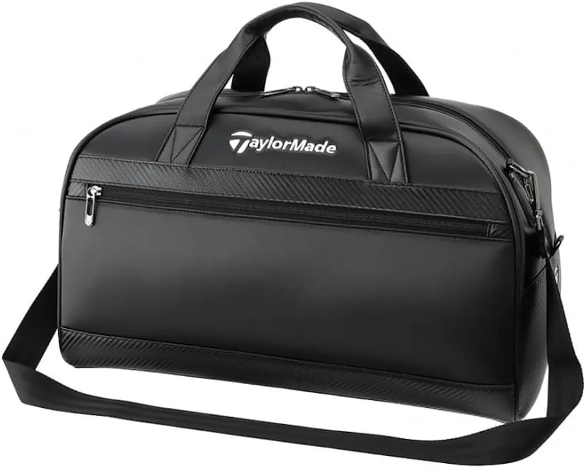 TaylorMade Austec Boston Bag, Black, Men's Boston Bag, 24SS UN034