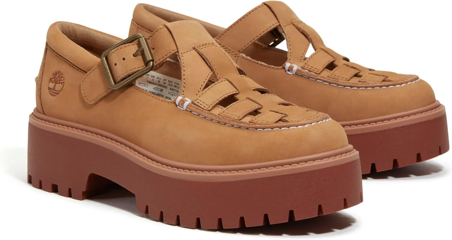 Timberland Women's Stone Street Platform Buckle Shoe