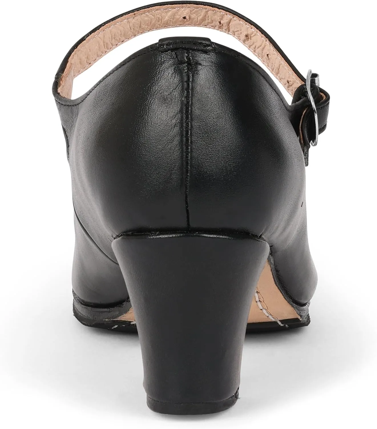 Tonantzin 227 Women's Folklorico Flamenco Dance Shoes with Nails, Leather, 6cm Heel