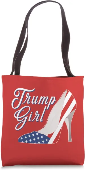 Trump Girl High Heel Shoe for President 2024 Tote Bag