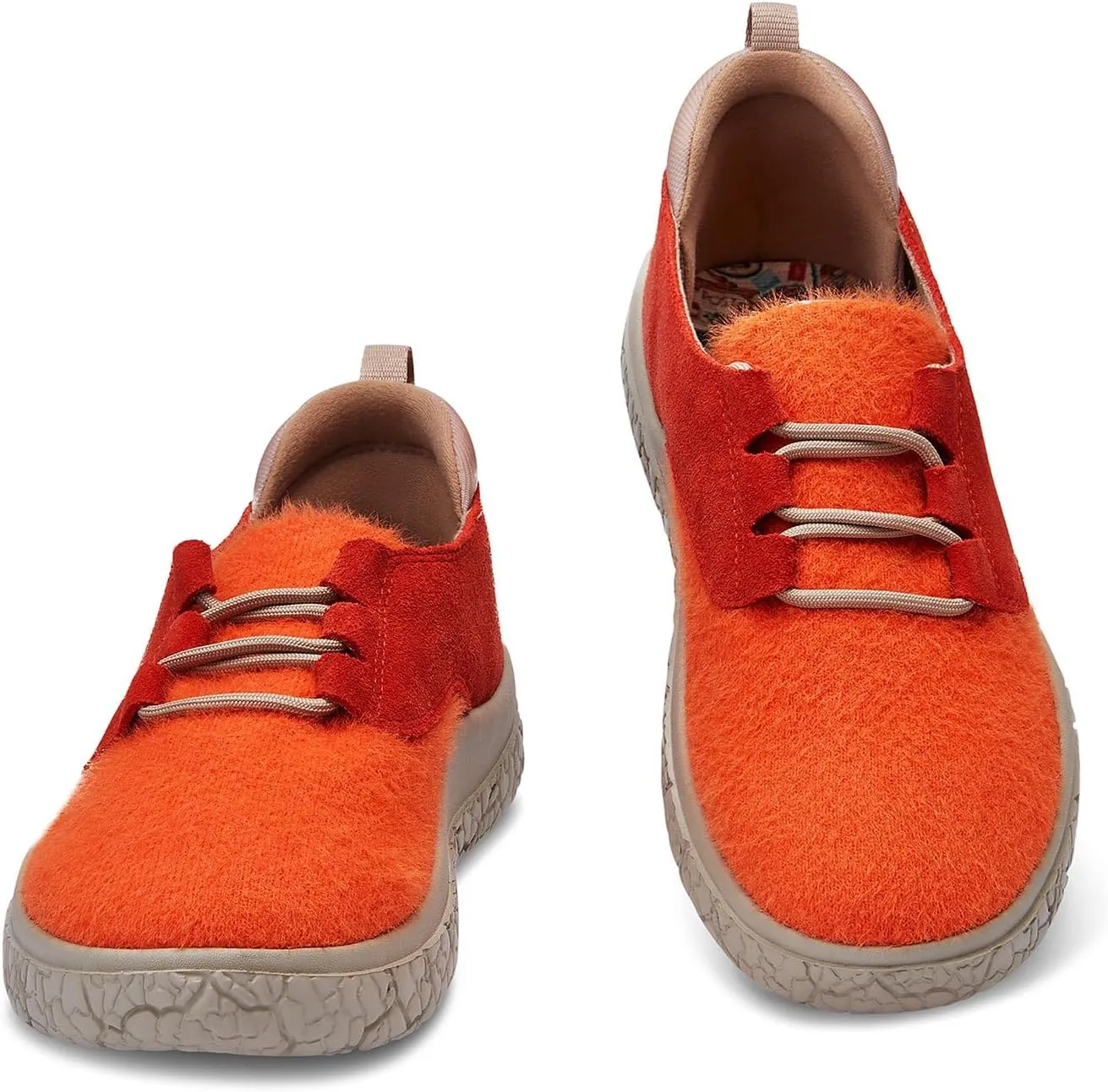 UIN Women's Walking Shoes Lace Up Casual Comfortable Art Painted Travel Sneaker Bardenas