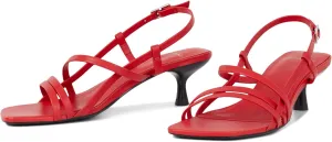 Vagabond Women's Jonna Leather Strappy Kitten Heel Sandals Heeled