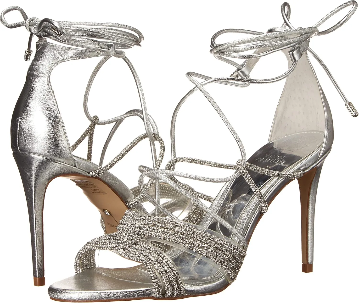 Vince Camuto Women's Aimery Wrap Around Ankle Dress Sandal Heeled