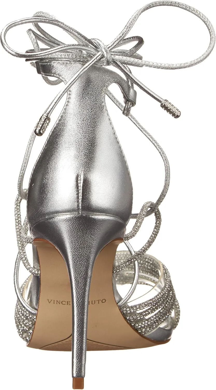 Vince Camuto Women's Aimery Wrap Around Ankle Dress Sandal Heeled