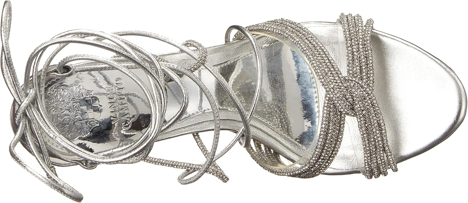 Vince Camuto Women's Aimery Wrap Around Ankle Dress Sandal Heeled