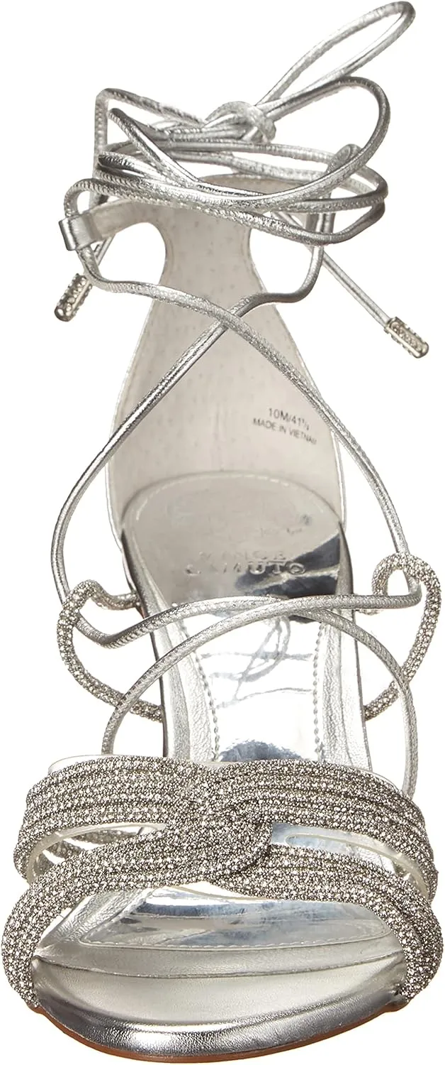 Vince Camuto Women's Aimery Wrap Around Ankle Dress Sandal Heeled