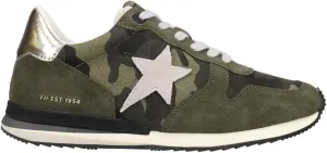 Vintage Havana Womens Rock Camo Slip On Sneakers Shoes Casual - Green
