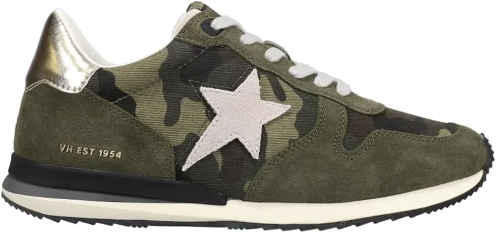 Vintage Havana Womens Rock Camo Slip On Sneakers Shoes Casual - Green