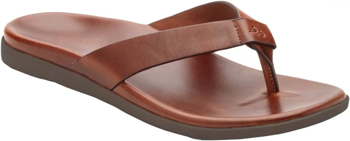 Vionic Ludlow Elijah - Men's Supporive Leather Sandal Brown - 12 Medium