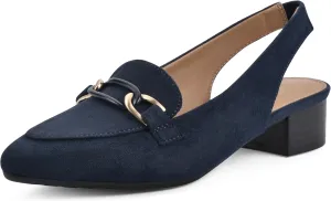 WHITE MOUNTAIN Women's Boreal Low Block Loafer Heel