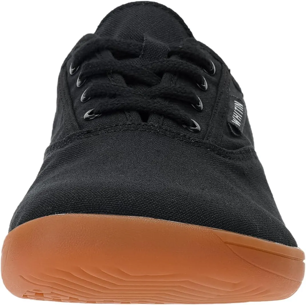WHITIN Women's Wide Canvas Minimalist Barefoot Shoes | Zero Drop Sole | Casual Sneaker